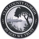 Clay County Seal blackandwhitepng